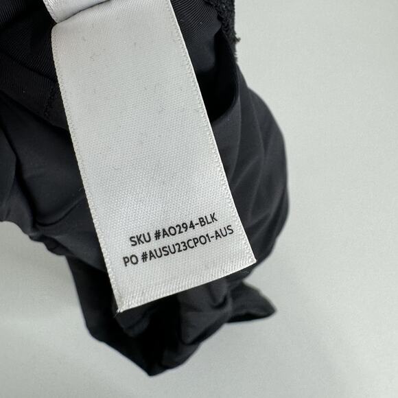 Andie One Piece Swimsuit Womens Medium Black Plunge V Neck Monique Bathing Suit - Picture 15 of 15